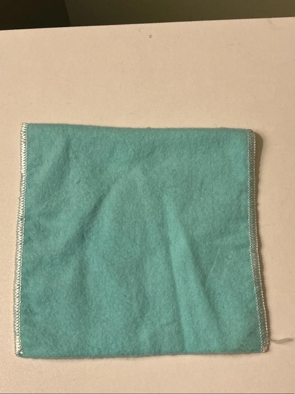 Tiffany & Co. Robin's Egg Blue Soft Jewelry Pouch 5.5x5.5 EUC